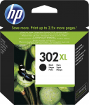 HP 302XL must tindikassett (F6U68AE # UUS)