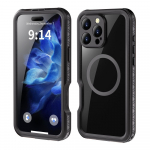 Veekindel kaitsembris SHELLBOX GT, hildub MagSafe'iga IPHONE 16 Pro Max jaoks, must