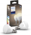 Philips Hue White lylamppu, E14, pyre, 470 lm, 2 kpl (929002440604)