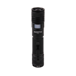 NORTH Flashlight 700 Lumen Zoom Black Aviation Aluminium 7W