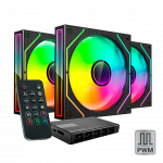 Mars Gaming MF3DPROKIT ARGB 120mm Remote Control Computer Cooler Kit