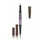 Maybelline Express Brow Duo Habmekirjaalsed Pliiats Tume Brown 0,71 g
