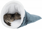 Sleeping bag for animals: Trixie Paul cuddly sack, 40 60 cm, blue|white