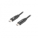 LANBERG USB-C 2.0 kabel, Kiirtoitus 4.0 | CA-CMCM-40CU-0018-GBK | USB Type-C USB Type-C | 1,8 m