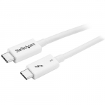 StarTech.com Thunderbolt 3 kaabel 40Gbps 0,5m Valge Thunderbolt, USB ja DisplayPort hilduv