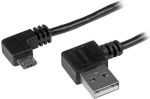 StarTech .com 1 m 3 ft Micro-USB kaabel nurga konektoriga