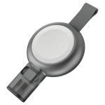 Energea WatchPod 3 kompaktne induktiivne laadija Apple Watch'ile 5W USB-C kiirlaadimine hall/pssimustvalge