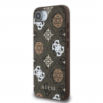 GUESS PU 4G Peony MagSafe lekate Apple iPhone 16e jaoks