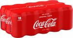 Coca-Cola Soft Drink 330 ml, 15-pack