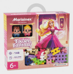 Marioinex Klocki Mini Waffle Princess Fantasia Torn, 148 elementi