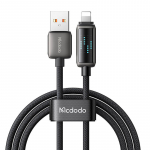 Mcdodo CA-5250 LED-ekraan USB-A Lightning andmekaabel 1.2m