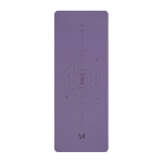 Wozinsky WNSP-NKP Exercise Mat 183 x 61 x 0.5 cm for yoga and gymnastics made of natural rubber - purple