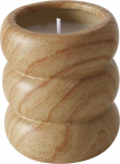 Boltze Candle wood 6,5 x 6,5 x 7,5cm