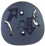 Zebra BRACKET: LOCKING MOUNT, DS9308 (MIDNIGHT BLACK)