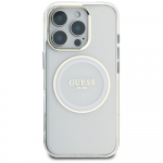GUESS Etui IML Metal Colored Circle Classic Logo MagSafe do iPhone 16 Pro biay