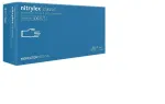 Mercator Cimdi nitrila Nitrylex Classic, bez pdera, zili, XL izm., 100gab