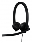 Logitech H570e Stereo MS Teams Wired Headset USB-A, Black