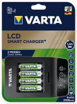 Varta LCD nutikas laadija + laadija ja 4 AA (LR6) 2100 mAh akut (57684101441)