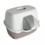 Cat toilet Tres Chic Outdoor 56x54.5x39cm white|light gray