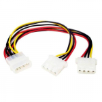 StarTech.com LP4 2x LP4 Power Y Splitter Kabel M/F