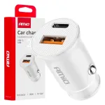Amio -03877 auto laadija | 20W | USB-A, USB-C