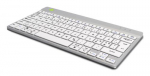 R-Go Tools Ergonomiline klaviatuur R-Go Compact Break, kompaktne klaviatuur pausiprogrammiga, QWERTY (Phjalik), Bluetooth, valge
