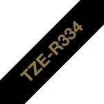 BROTHER TZE-R334 siltide valmistamise lind Gold mustal vrvil