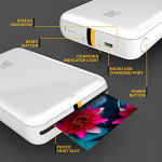 Kodak STEP Instant Mobile Photo printer Vrviline ZINK 2x3'' 1 ppm, Bluetooth, Valge