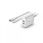 BELKIN WCE001VF1MWH mobiilse seadme laadija Universaal Valge AC Sisekasutuseks