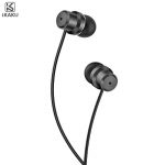 iKaku KSC-362 universaalne kerge HiFi-in-ear krvaklapid, 3,5 mm pistik ja mikrofon, 1,2 m, must