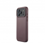 Mujjo Nahkkaitse iPhone'i 17 Pro Max jaoks, MagSafe'iga hilduv nahkkaitse vastupidavast Velore nahast Premium MagSafe nahkkaitse