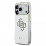 GUESS PC/TPU peegeldatav 4G Glitter MagSafe mbris Apple iPhone 17 Pro Max jaoks