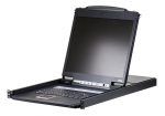 Aten 8-Port 19"" LCD KVM Switch with Scandinavian Keyboard