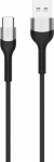 Profinity USB-C ja USB-A laadimiskaabel, 2 m, must (937357)