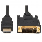TRIPP LITE P566-006 HDMI-DVI adapterkaabel (HDMI-DVI-D M/M), 1,8 m (6 jalga)
