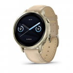 Garmin Venu 4 3,05 cm (1,2") AMOLED 41 mm digitaalne 390 x 390 pikslite puutekraan kuldfrv Wi-Fi GPS (satelliit)