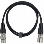 Fuj:tech XLR-isane XLR-emane mikrofonikaabel, 0,5 m, must (XLR-female - XLR-male, 0,5 m)