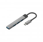 Promate LiteHub-4 USB-C keskus 3xUSB2.0 + USB3.0