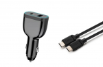 CoreParts USB-C Car Charger for Laptop, Mobile, AND tablets with USB-C