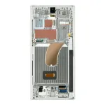 LCD display + Touch Unit + Front Cover Samsung S918 Galaxy S23 Ultra Lime/Sky Blue (Service Pack)