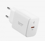 Spigen ldine valge AC kiirelaadimise siseruumides