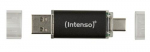 Intenso USB 256GB TWIST LINE 3.2 Gen1+USB-C Anthracite