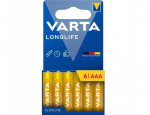VARTA alkaalse patarei R3 (AAA) Longlife 6 tk