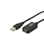 Digitus USB 2.0 kordaja kaabel, USB AM/AF, pikkus 5m