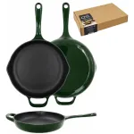 ASI COLLECTION Cast iron frying pan 28 cm, green