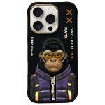 NIMMY case COOL AND CUTE 2.0 Kaalukoletus iPhone'i 16 Pro musta vrvi