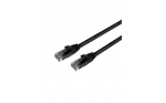 Mercodan UltraFlex Patchkabel KAT6 UTP, 30m, must, LSZH