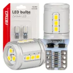 Amio LED-lambad CANBUS T10e W5W 15x2016 SMD Valge 12V/24V -03723