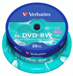Verbatim DVD-RW 4.7 GB 4x 25 pcs (252960)