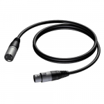 Procab CAB901 helikaabel 3 m XLR must